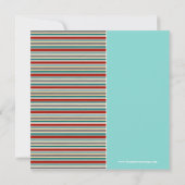 Geek Giraffe Baby Boy Shower Kaart (Achterkant)