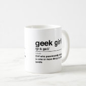Geek Girl-definitie Koffiemok (Voorkant rechts)
