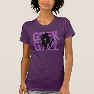 Geek Girl Paars T-shirt