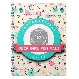 Geek Girl Pen Pals notebook Notitieboek