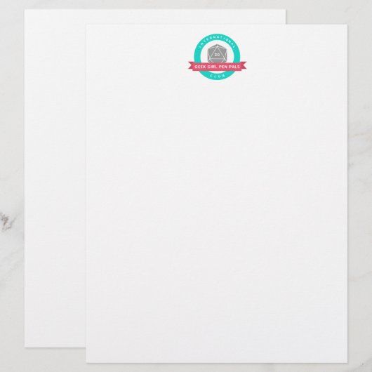 Geek Girl Pen Stapelgoed (Voorkant / Achterkant)