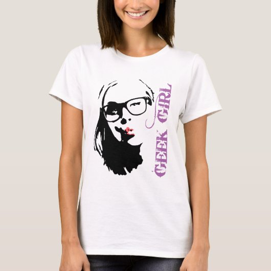 Geek Girl T-shirt (Voorkant)