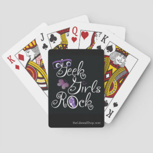 Geek Girls Rock Pokerkaarten