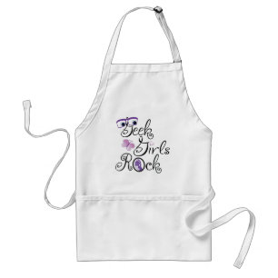 Geek Girls Rock Standaard Schort