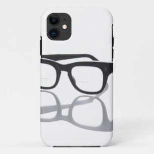 Geek glazen nerds nerd zwarte iPhone 5S 4 hoesje