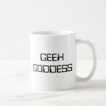 Geek Goddess Funny Humor STEM Science Tech Wiskund Koffiemok<br><div class="desc">Deze leuke mok zal je dag opfleuren! De woorden "GEEK GODDESS" zijn in een futuristisch lettertype. Perfect voor iedereen in de wetenschap, technologie, techniek of wiskunde!</div>