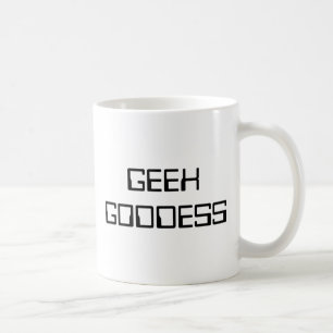 Geek Goddess Funny Humor STEM Science Tech Wiskund Koffiemok
