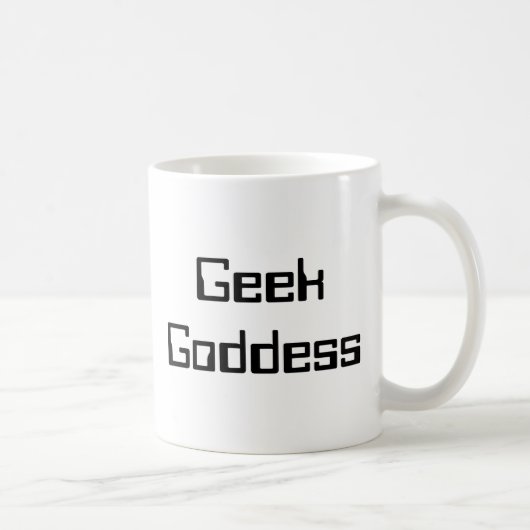 Geek Goddess Funny Humor STEM Science Tech Wiskund Koffiemok (Rechts)