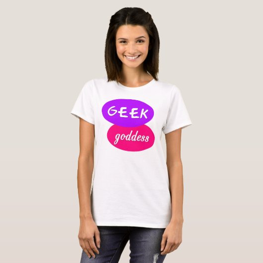 Geek Goddess T-shirt (Voorkant volledig)