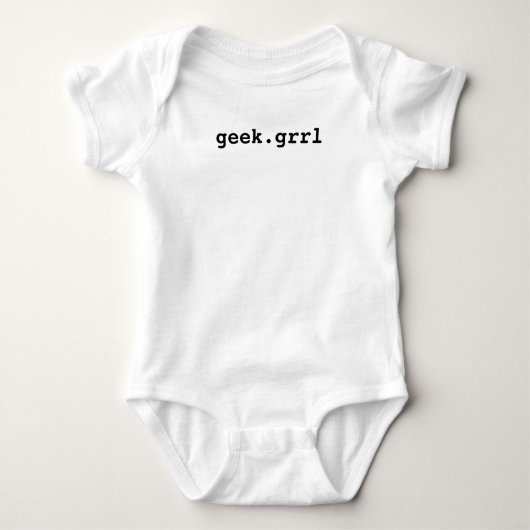 geek.grrl romper (Voorkant)