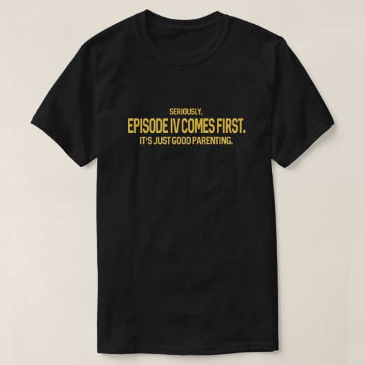 geek Humor | Episode IV komt met eerste sci-fi T-shirt (Design voorkant)
