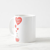Geek ik hou van je Valentijnsdag Koffiemok (Voorkant links)
