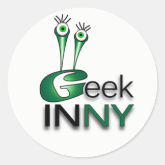 Geek in NY kleine Sticker