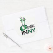 Geek in NY Large Sticker (Envelop)