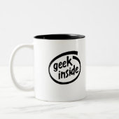 GEEK INSIDE TWEEKLEURIGE KOFFIEMOK (Links)