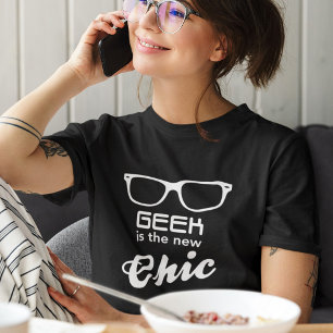 Geek is de nieuwe grafische kaart t-shirt