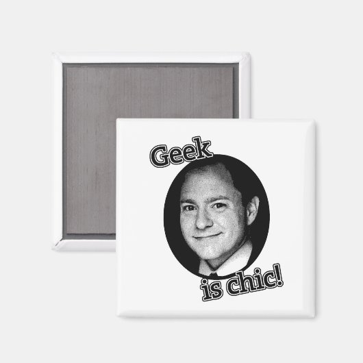 Geek is een chique magneet (Voorkant / Achterkant)