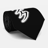 Geek Katakana Stropdas (Opgerold)