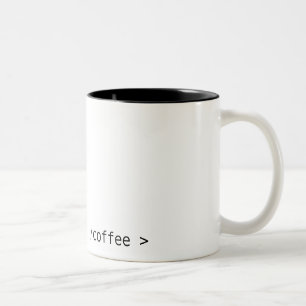 geek koffie tweekleurige koffiemok