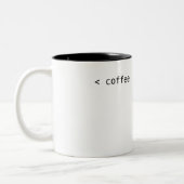 geek koffie tweekleurige koffiemok (Links)