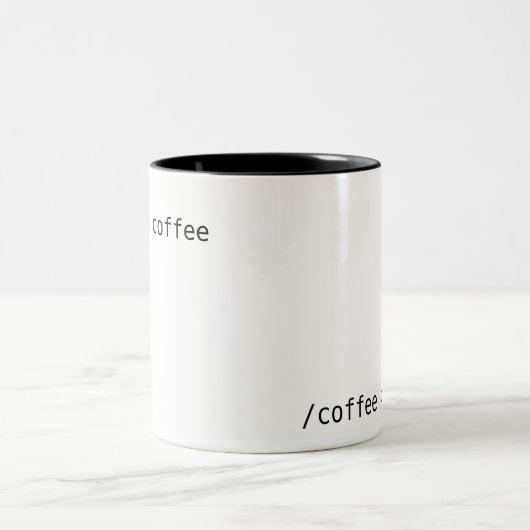 geek koffie tweekleurige koffiemok (Center)