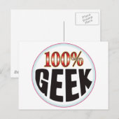 geek Label Briefkaart (Voorkant / Achterkant)