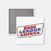 Geek League of America Magnet (Voorkant / Achterkant)