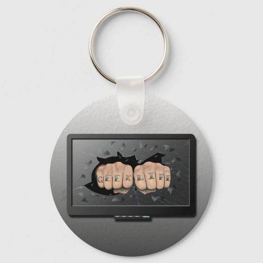 Geek Life Sleutelhanger (Voorkant)