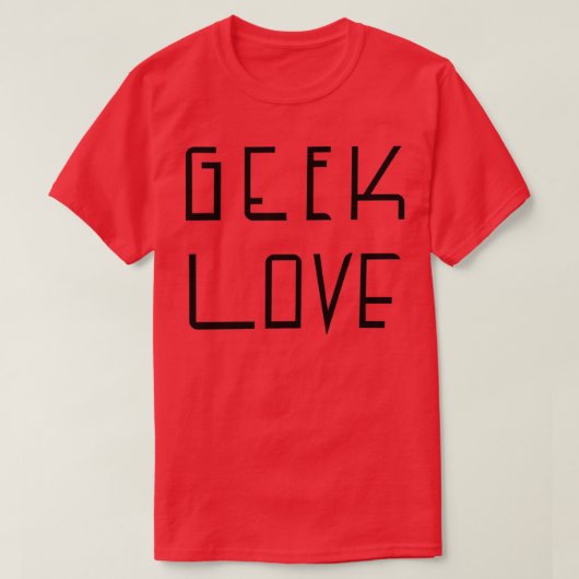 Geek Love  Book Hoesje T-shirt (Design voorkant)