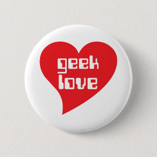 Geek Love by Genepool Design Ronde Button 5,7 Cm