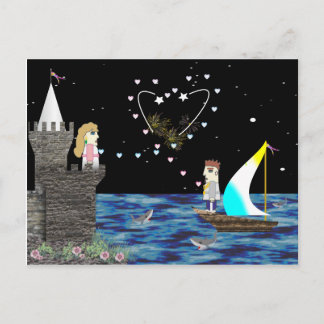 Geek Love Old Game School Briefkaart