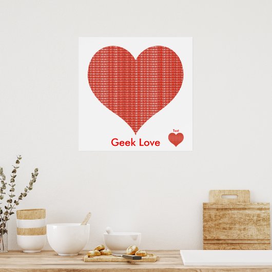 Geek Love Poster (Keuken)