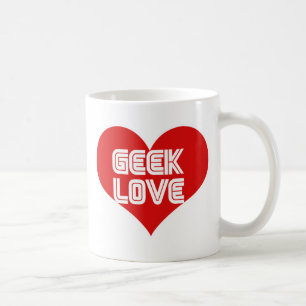 Geek Love Valentijnsdag Heart Koffiemok