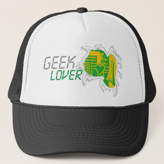 Geek Lover Trucker Pet (Voorkant)