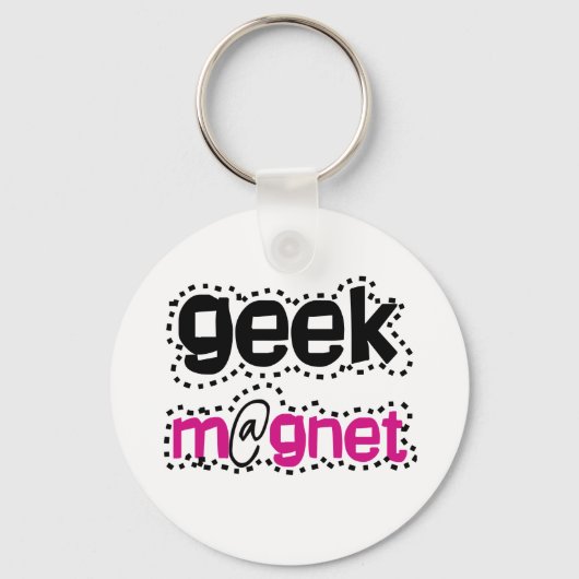 Geek Magnet Sleutelhanger (Voorkant)