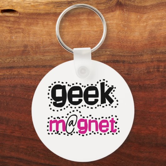 Geek Magnet Sleutelhanger (Voorkant)
