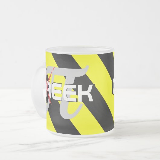 Geek Matglas Koffiemok (Voorkant links)