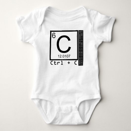 Geek Me! Carbon Copy Romper (Voorkant)