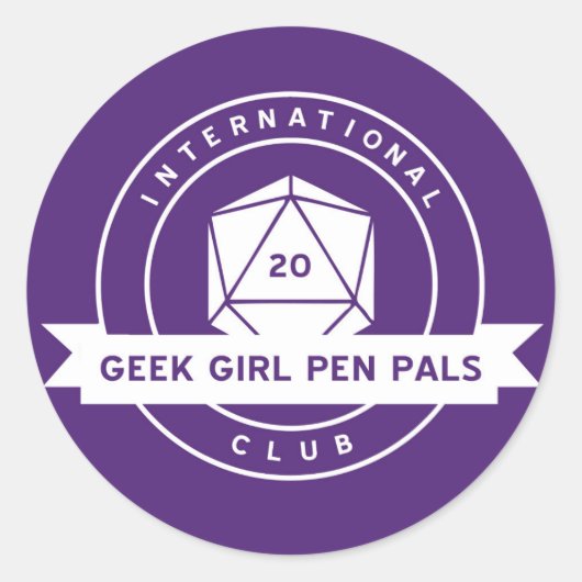 Geek Meisje Pen Pals Stickers (Voorkant)