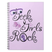 Geek Meisjes Rocken Notitieboek (Voorkant)
