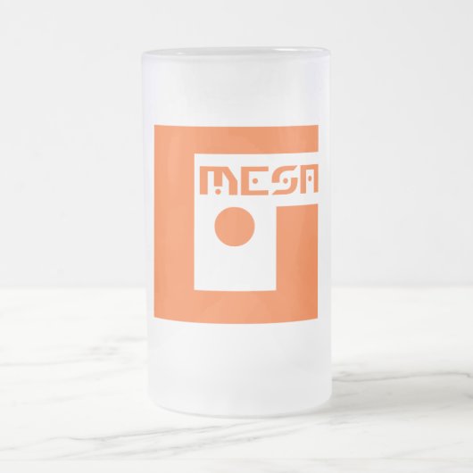 Geek Mesa Logo Frosted Beer Mok (Center)