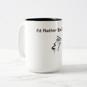 Geek Mok - Ik zou liever coderen (Voorkant links)