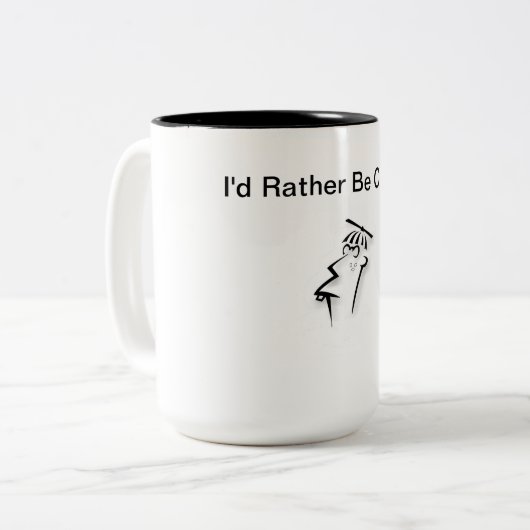 Geek Mok - Ik zou liever coderen (Voorkant links)