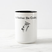 Geek Mok - Ik zou liever coderen (Center)