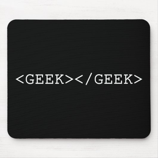 GEEK Mousepad Muismat (Voorkant)