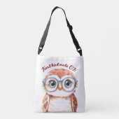 Geek Nerd Bird Crossbody Tas (Achterkant)