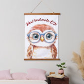 Geek Nerd Bird Hangend Wandkleed (Slaapkamer)