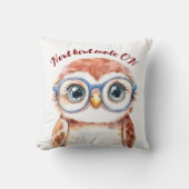 Geek Nerd Bird Kussen (Voorkant)