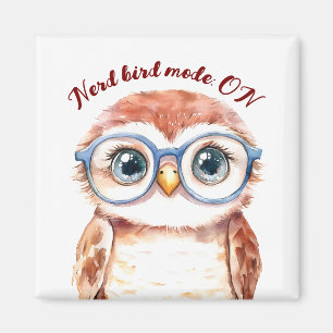 Geek Nerd Bird Magneet