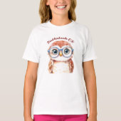 Geek Nerd Bird T-shirt (Voorkant)